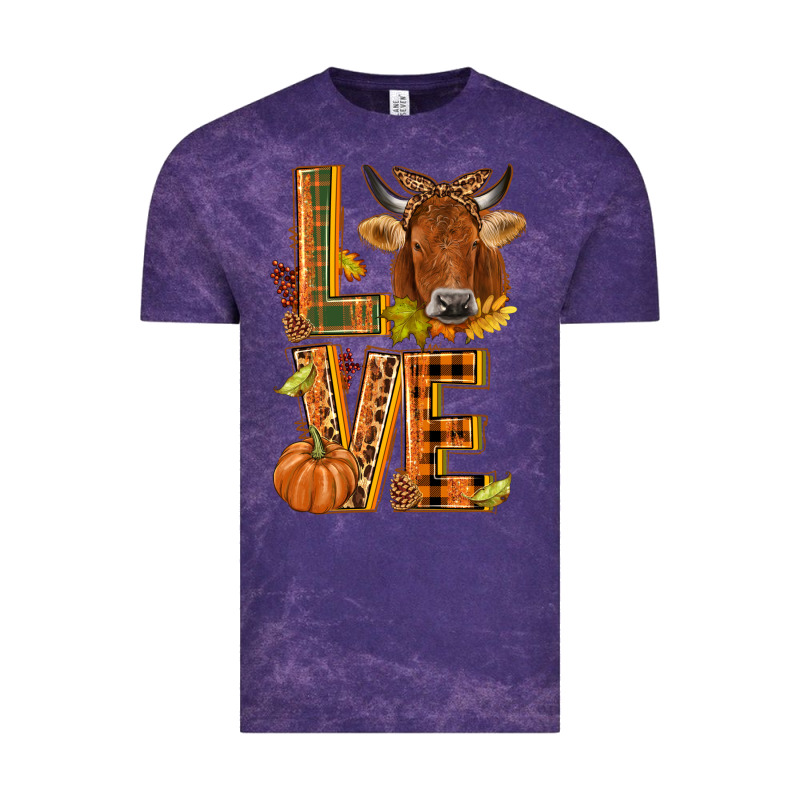 Love Fall Cow Vintage Tee by NancyCooperArtShop | Teevron