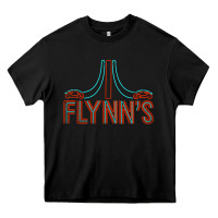 Black flynns place   tron   1980s Heavy Core Tee - lanVoArt