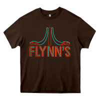 Chocolate Brown flynns place   tron   1980s Heavy Core Tee - lanVoArt