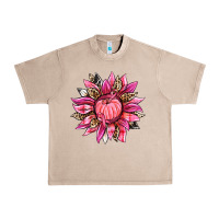 French Oak breast cancer sunflower Urban Heavy Tee - texasbilliewilder