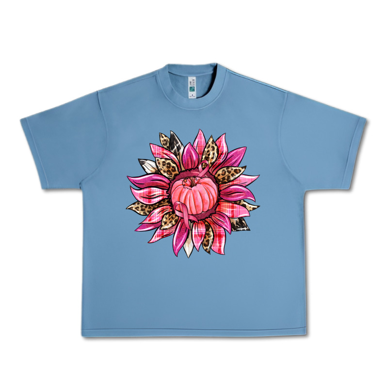 Breast Cancer Sunflower Urban Heavy Tee by texasbilliewilder | Teevron