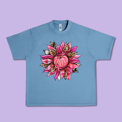 Breast Cancer Sunflower Urban Heavy Tee Designed By Texasbilliewilder