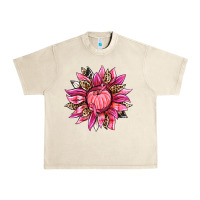 Sandshell breast cancer sunflower Urban Heavy Tee - texasbilliewilder
