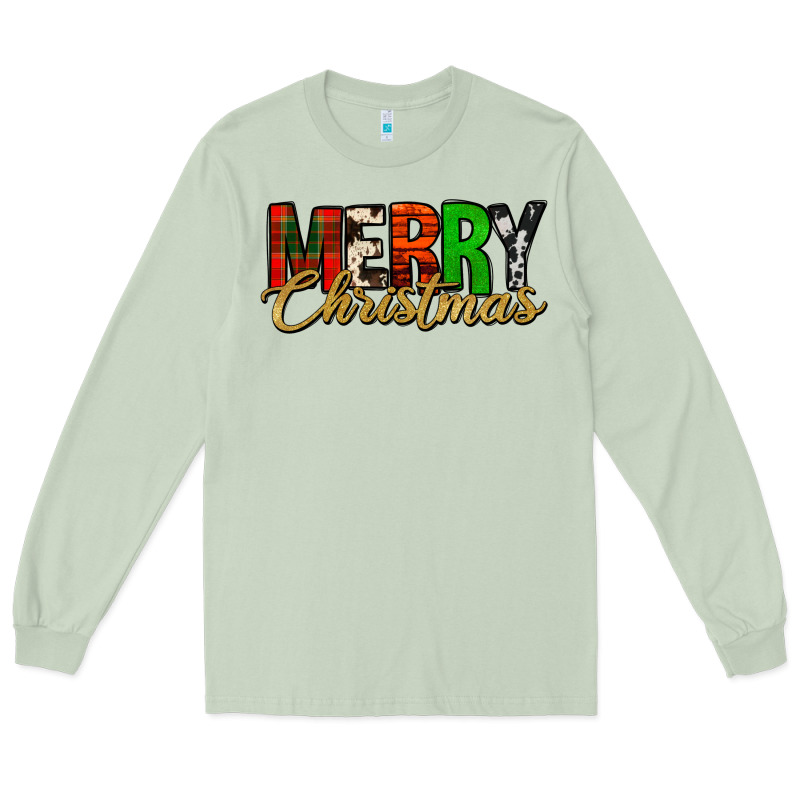 Merry Christmas Western Long Sleeve Tee by Jasminsmagicworld | Teevron