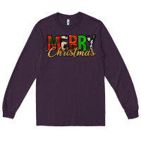 Plum merry christmas western Long Sleeve Tee - Jasminsmagicworld