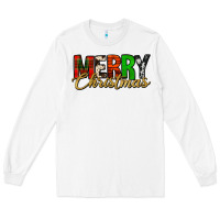 White merry christmas western Long Sleeve Tee - Jasminsmagicworld