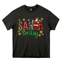 Asphalt Santa Baby With Santa Heavy Core Tee - BundleAndBundleShop