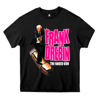 Black frank drebin Heavy Core Tee - lanVoArt