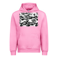 Fuchsia Pink black and white camouflage Urban Hoodie - BarkalooDesign