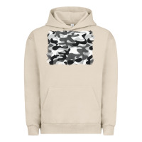 Pigment French Oak black and white camouflage Urban Hoodie - BarkalooDesign