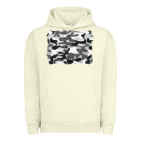 Pigment Pistachio black and white camouflage Urban Hoodie - BarkalooDesign