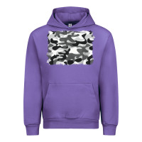 Tulip black and white camouflage Urban Hoodie - BarkalooDesign