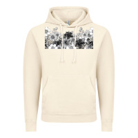 Vintage Artic black and white floral Vintage Hoodie - TumblerDesignByShophia