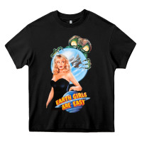 Black not of this earth girls are easy mixup Heavy Core Tee - lanVoArt