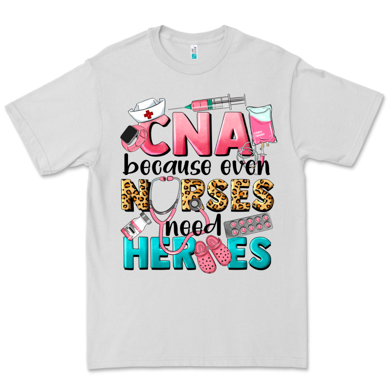 Western Cna Because Nurses Need Heroes Premium Tee by LillyAllenDesigns | Teevron