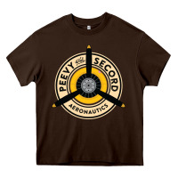 Chocolate Brown peevy and secord Heavy Core Tee - lanVoArt