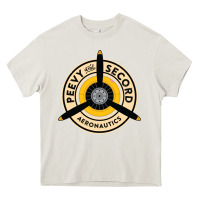 Cream peevy and secord Heavy Core Tee - lanVoArt