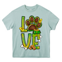 Arona Tie dye St. Patrick's Day love dog paw Heavy Core Tee - BundleAndBundleShop