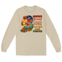 Mushroom bonfires flannels smores campfires and pu Long Sleeve Tee - CowGirlArtShop