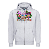 Heather Grey howdy valentines Zipper Hoodie - CowhideDigitalArt