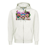 Oatmeal Heather howdy valentines Zipper Hoodie - CowhideDigitalArt