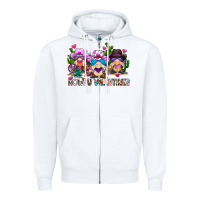 White howdy valentines Zipper Hoodie - CowhideDigitalArt