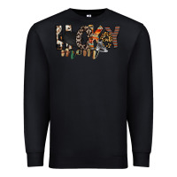 Black hockey mom Premium Sweatshirt - RacoonDesign