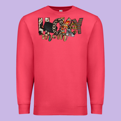 Hockey Mom Premium Sweatshirt Designed By Racoondesign