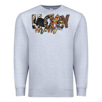 Heather Grey hockey mom Premium Sweatshirt - RacoonDesign