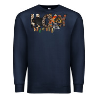 Navy hockey mom Premium Sweatshirt - RacoonDesign