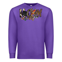 Purple hockey mom Premium Sweatshirt - RacoonDesign