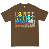 Cacao Hot Trend I Support Science Human Rights Public Education Premium Tee - lanVoArt