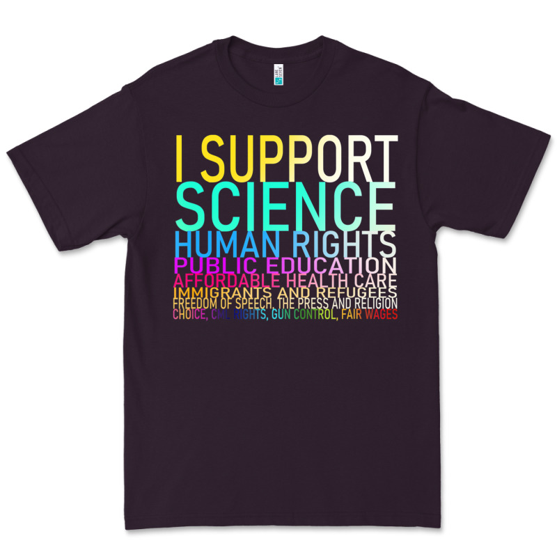 Hot Trend I Support Science Human Rights Public Education Premium Tee by lanVoArt | Teevron