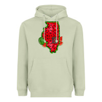 Matcha illinois watermelon Heavyweight Hoodie - RacoonDesign