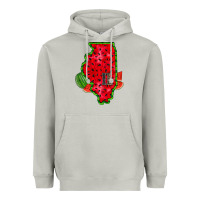 Moon Dust illinois watermelon Heavyweight Hoodie - RacoonDesign