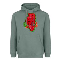 Sage illinois watermelon Heavyweight Hoodie - RacoonDesign