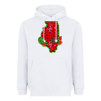 White illinois watermelon Heavyweight Hoodie - RacoonDesign