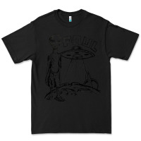 Black the alien paul Premium Tee - lanVoArt