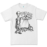 White the alien paul Premium Tee - lanVoArt