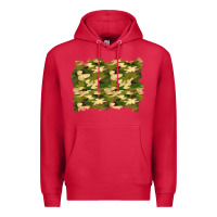 Cardinal camouflage background Premium Hoodie - BundleAndBundleShop