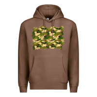 Chestnut camouflage background Premium Hoodie - BundleAndBundleShop