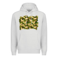 Dove Grey camouflage background Premium Hoodie - BundleAndBundleShop