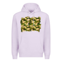 Lilac camouflage background Premium Hoodie - BundleAndBundleShop