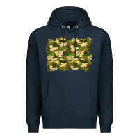 Navy camouflage background Premium Hoodie - BundleAndBundleShop
