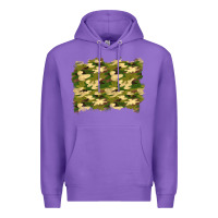 Purple camouflage background Premium Hoodie - BundleAndBundleShop
