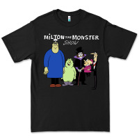 Black 60s milton the monster show characters and logotype Premium Tee - lanVoArt