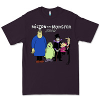 Plum 60s milton the monster show characters and logotype Premium Tee - lanVoArt