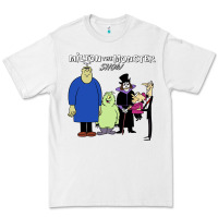 White 60s milton the monster show characters and logotype Premium Tee - lanVoArt