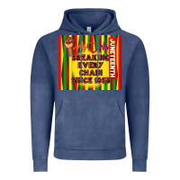 Vintage Denim juneteenth breaking every chain since 1865 Vintage Hoodie - TumblerDesignByShophia