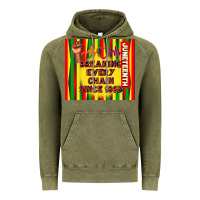 Vintage Olive juneteenth breaking every chain since 1865 Vintage Hoodie - TumblerDesignByShophia